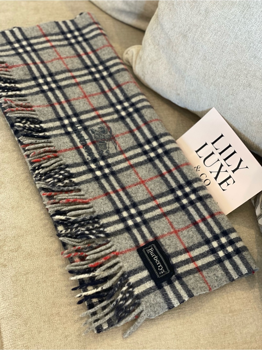 Burberry Wool Mini Blanket